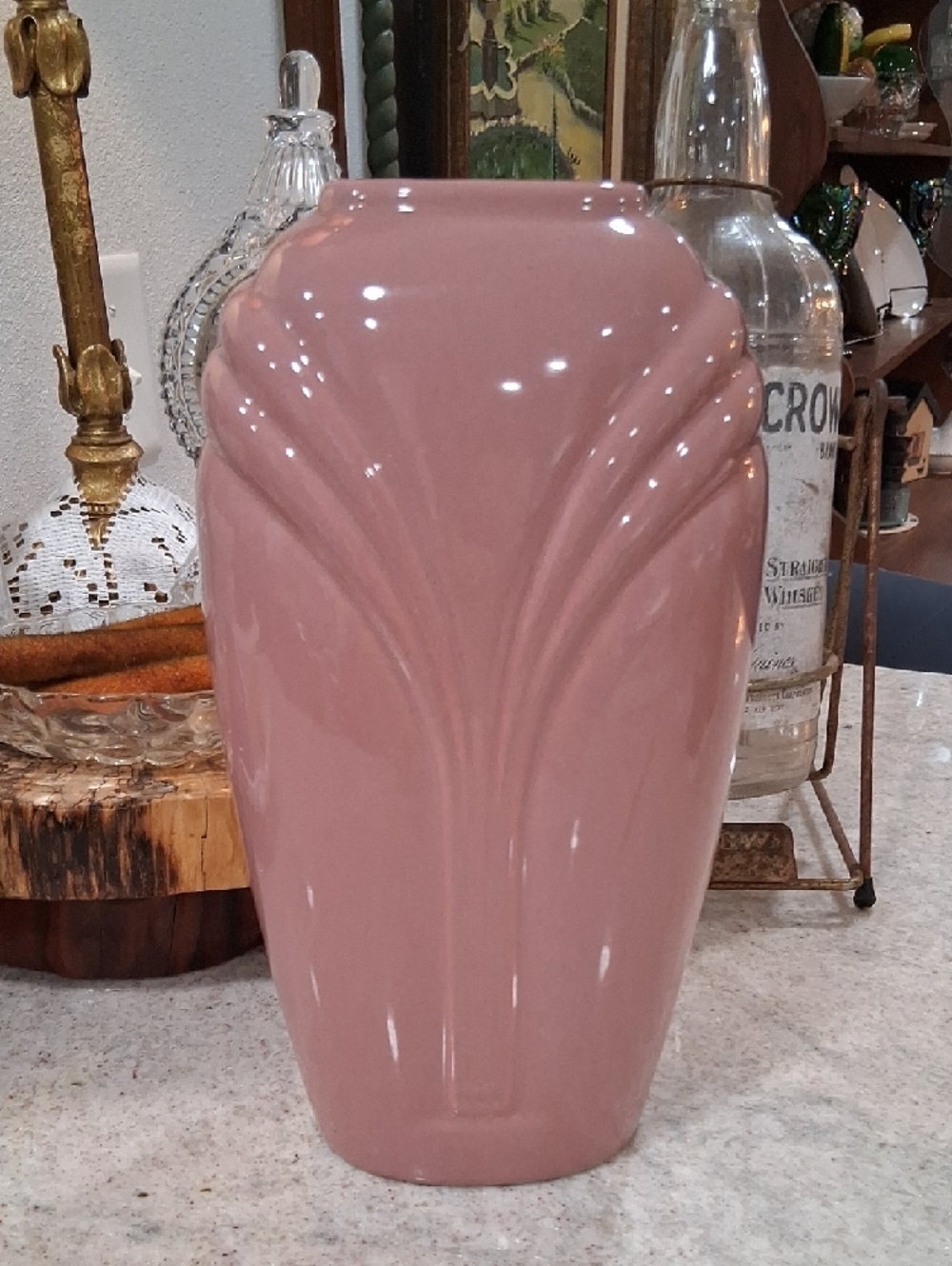 Hollywood Regency 1980s Ceramic Vase - Picture 4 of 6